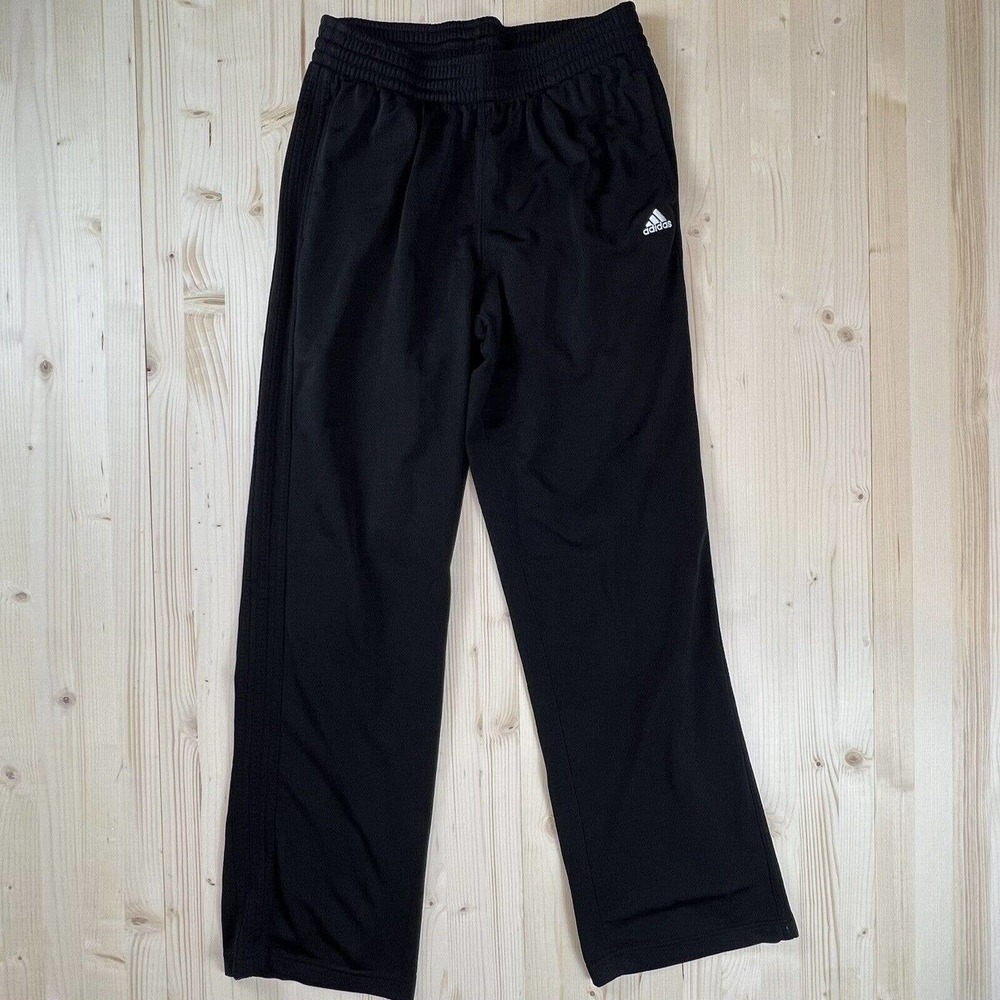 adidas Mens Black 32 in Warmup Training Pants Large o26805